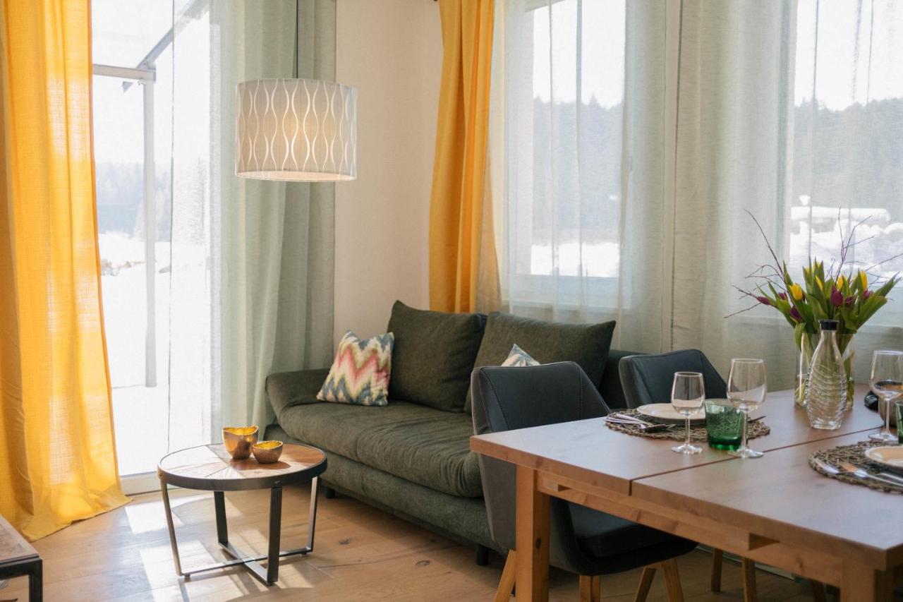 Forellenhof Appartements & Grossmutters Bungalow Leutasch Extérieur photo